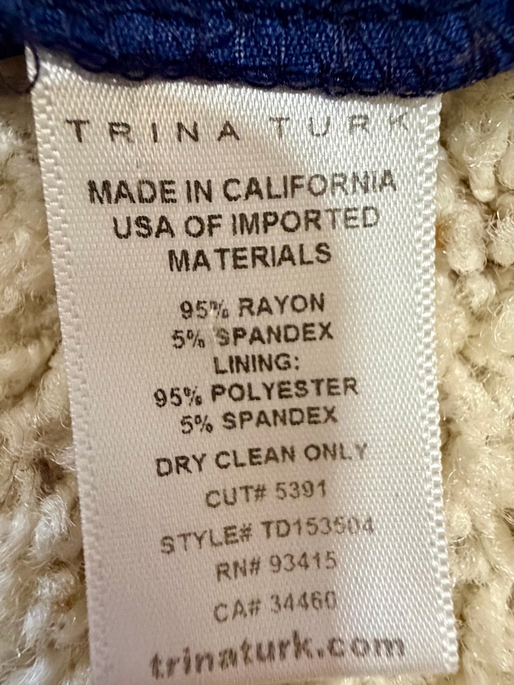 Trina Turk Navy Dress with Pink, Yellow & Purple Floral Print - Picture 6 of 8